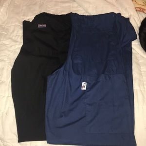 Two pairs of XS scrub pants